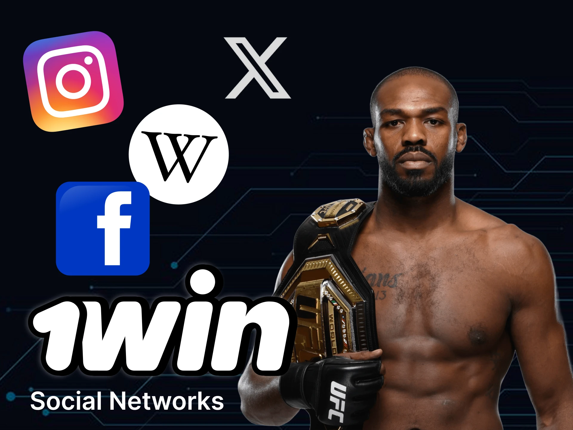Find out where you can follow Jon Jones's progress.